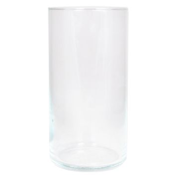 Vaso cilindrico per fiori SANYA OCEAN in vetro, trasparente, 25cm, Ø12,5cm
