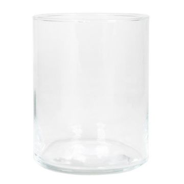 Lampada da tavolo SANYA OCEAN, vetro, cilindrica, trasparente, 15 cm, Ø 11,5 cm