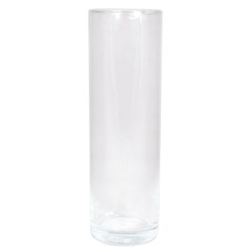 Vaso cilindrico per fiori SANYA OCEAN in vetro, trasparente, 26cm, Ø8,5cm