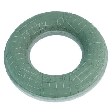 OASIS Schiuma umida ad anello SOANA, base in schiuma rigida EcoBase, verde, 8 cm, Ø 42 cm