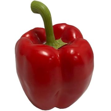 Peperone artificiale REKLA, rosso, 8 cm, Ø 7,5 cm