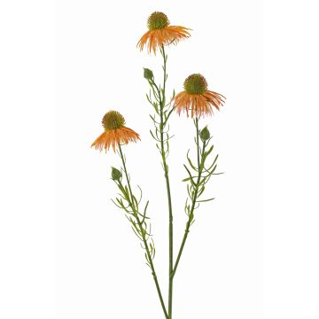 Echinacea artificiale CELIO, arancione, 60cm, Ø6cm