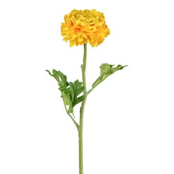 Fiore artificiale ranuncolo GRINTEL, giallo, 45 cm