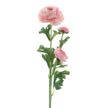 Fiore artificiale ranuncolo PROTO, rosa chiaro, 65 cm