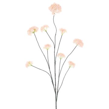 Ramo decorativo palla di neve GRIGO, rosa delicato, 125 cm