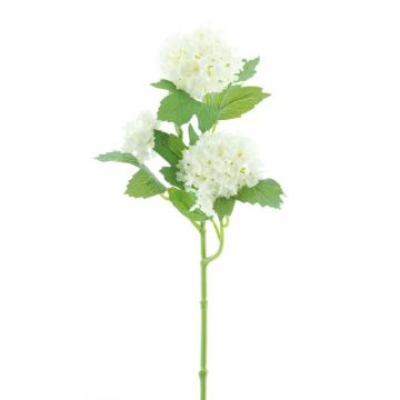 Ramo artificiale di palla di neve CASTA, crema, 45 cm