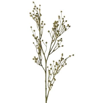 Ramo decorativo di lino QUOLL con spighe, verde, 65 cm