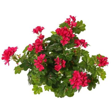 Fiore artificiale geranio MIA su bastoncino, rosa, 40 cm, Ø5-8 cm