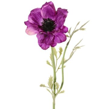 Anemone artificiale OKAPI, viola, 55 cm, Ø 10 cm