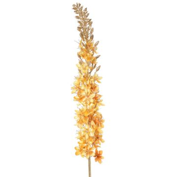 Cera di steppa artificiale in velluto UCHANA, giallo-oro, 110 cm