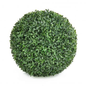 Bosso sferico finto FRITZ, struttura a reticolo, verde, Ø32cm
