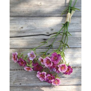 Fiore artificiale di cera HEKLA, viola, 30cm, Ø2-2,5cm