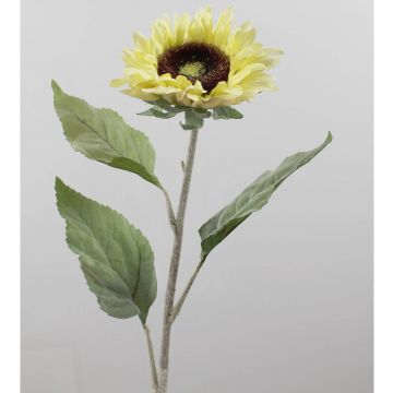 Girasole sintetico MARIETTA, giallo chiaro, 85cm, Ø15cm