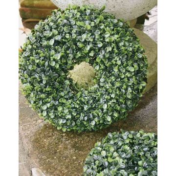 artplants.de Ghirlanda di bosso Decorativa Heinz Verde Bosso Artificiale/Ghirlanda Verde a Forma di Cuore 190cm 