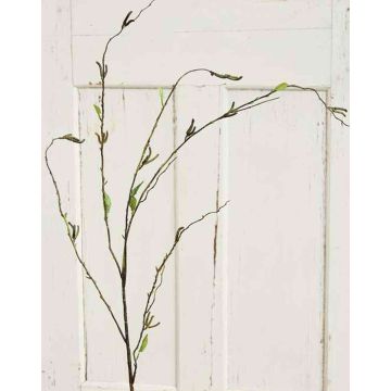 Ramo di betulla artificiale AZIR con fiori, marrone-verde, 125cm