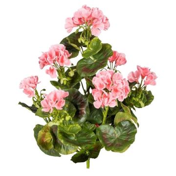Fiore decorativo geranio DOLKREN, bastoncino, crossdoor, rosa, 40 cm