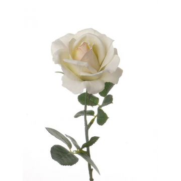 Rosa finta ARAH, giallo chiaro, 35cm, Ø8cm