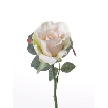 Rosa finta ELLI, crema-rosa, 30cm, Ø6cm