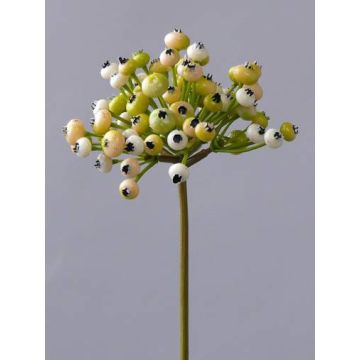 Piracanta finta CLEO, con bacche, crema-verde, 20cm