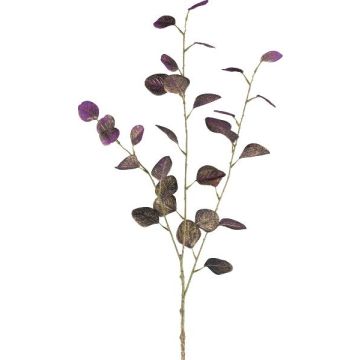 Ramo artificiale eucalipto PLOHIN, glitter, viola, 95 cm