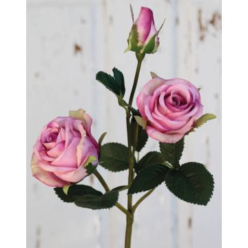 Rosa artificiale DELILAH, rosa, 55cm, Ø6cm