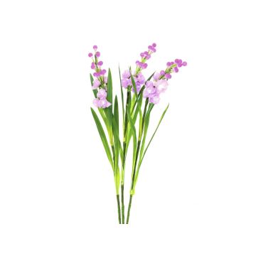 Delphinium artificiale AKSINJA, 3 pezzi, LED, rosa, 85 cm