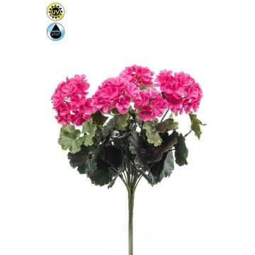 Geranio artificiale BAKLIN su stelo, crossdoor, rosa shocking, 40 cm