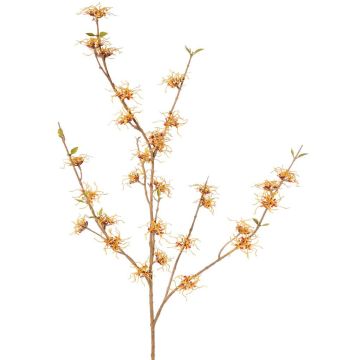 Ramo di hamamelis artificiale XYLA, fiori, arancione-giallo, 120 cm, Ø 5 cm