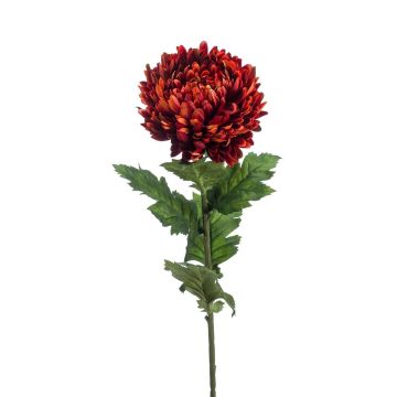 Fiore artificiale Crisantemo LAZO, arancione-rosso, 75 cm
