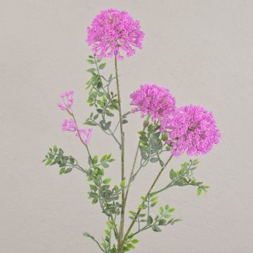 Ramo artificiale di aglio ornamentale SMILJAN, rosa, 80 cm, Ø 6-7 cm