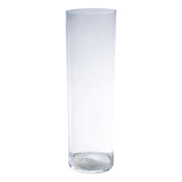 Vaso da pavimento cilindrico SANSA EARTH, trasparente, 50cm, Ø15cm