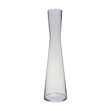 Vaso da pavimento sottile SYRMA di vetro, trasparente, 50cm, Ø12cm