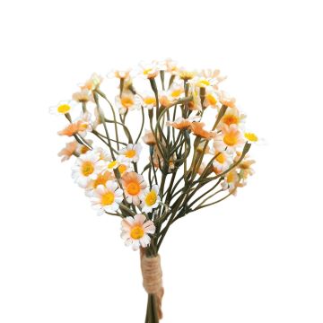 Bouquet di fiori artificiali crisantemi piccoli WEMKE, rosa chiaro-crema, 35 cm, Ø 13 cm