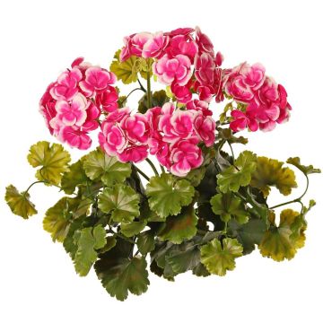 Geranio artificiale MALINA su bastoncino, crossdoor, rosa-rosa, 40 cm