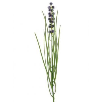 Erba di allium artificiale AHRAS con fiori , viola, 50cm