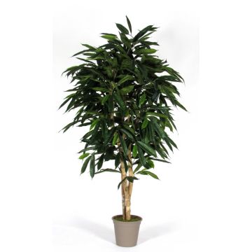 Longifolia artificiale MARIANKA, tronchi naturali, verde, 125 cm - Made in Italy