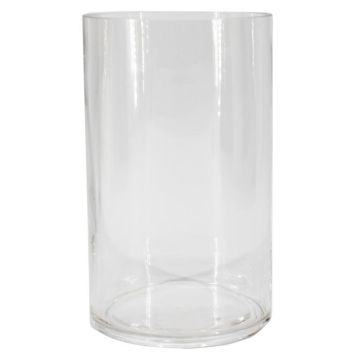 Vaso cilindrico in vetro SANSA OCEAN, riciclato, trasparente, 20 cm, Ø 12 cm