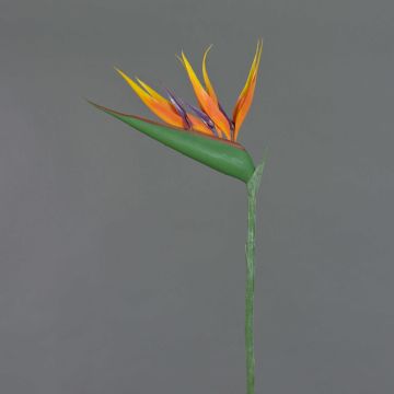 Strelizia artificiale ALLISSA, arancione-viola, 90cm, 17x24cm