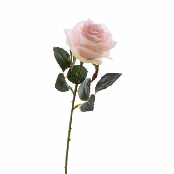 Rosa artificiale SIMONY, rosa tenue, 45cm, Ø8cm