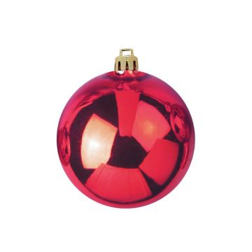 Palla per l'albero di Natale CANELA, rosso brillante, Ø20cm
