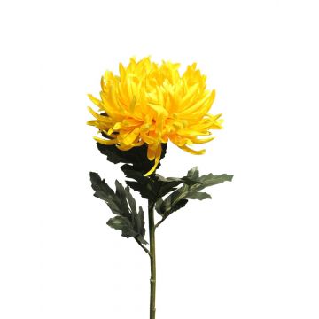 Crisantemo artificiale LINGYUN, giallo, 65 cm