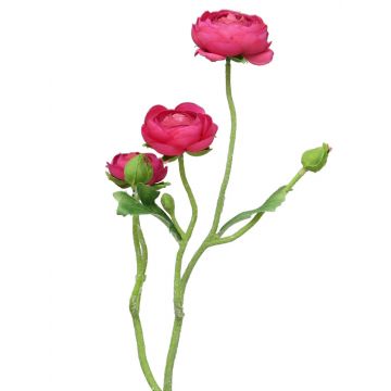 Ramo artificiale di ranuncoli JIXIANG, rosa, 50 cm