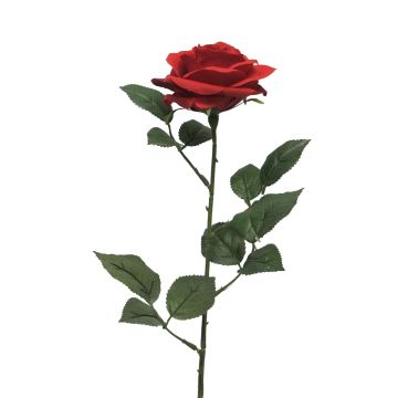 Rosa artificiale KAILIN, rossa, 65 cm