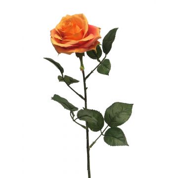 Rosa artificiale KAILIN, arancione, 65 cm