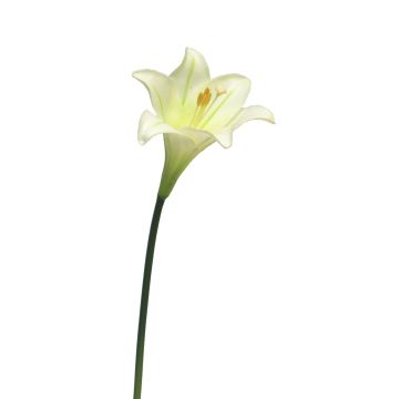 Fiore artificiale di giglio di Pasqua XINGWANG, crema, 45 cm