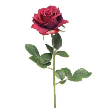 Rosa artificiale XINNAN, rosso, 65 cm