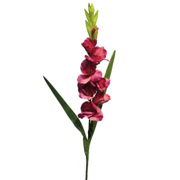 Gladiolo artificiale HAOYUN, viola, 90 cm