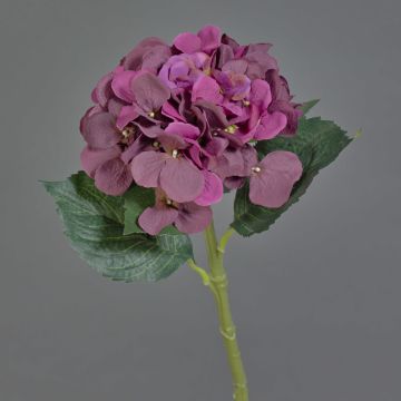 Ortensia artificiale FUXIANG, viola, 50 cm