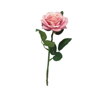 Rosa artificiale YITIAN, rosa antico, 30 cm