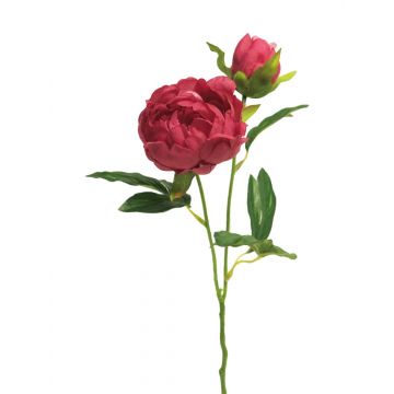 Peonia artificiale YIXUAN, rosa, 40 cm